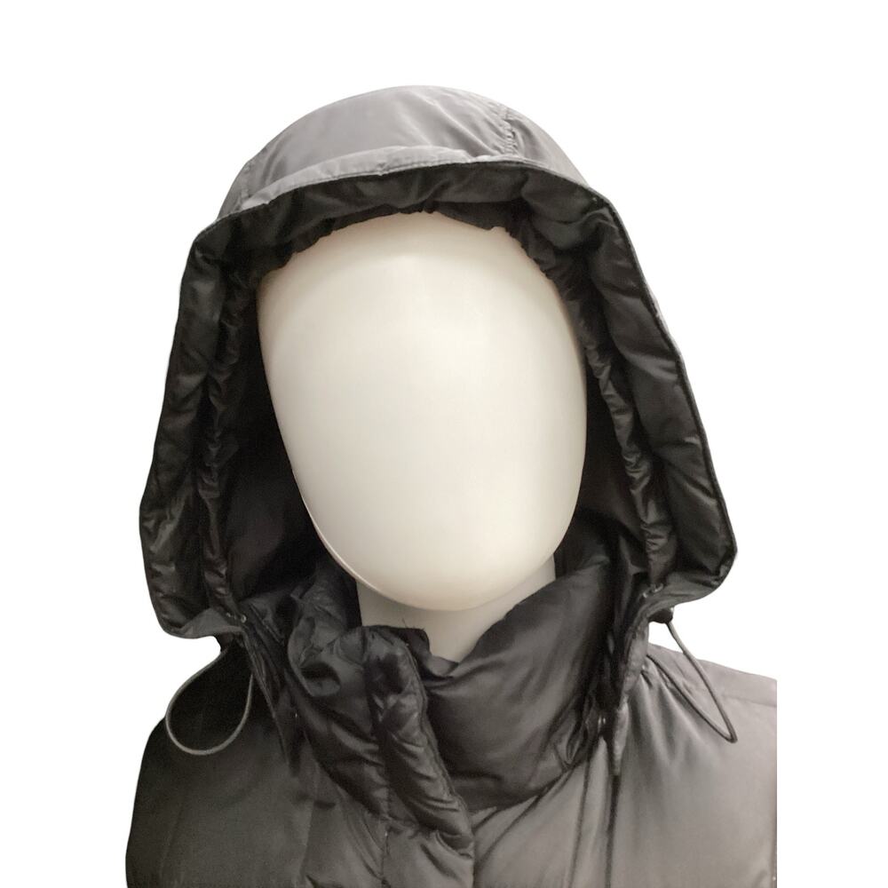 The North Face Coat Women’s Size S/P Metropolis Hooded Puffer Parka Zipper Black - Picture 6 of 7